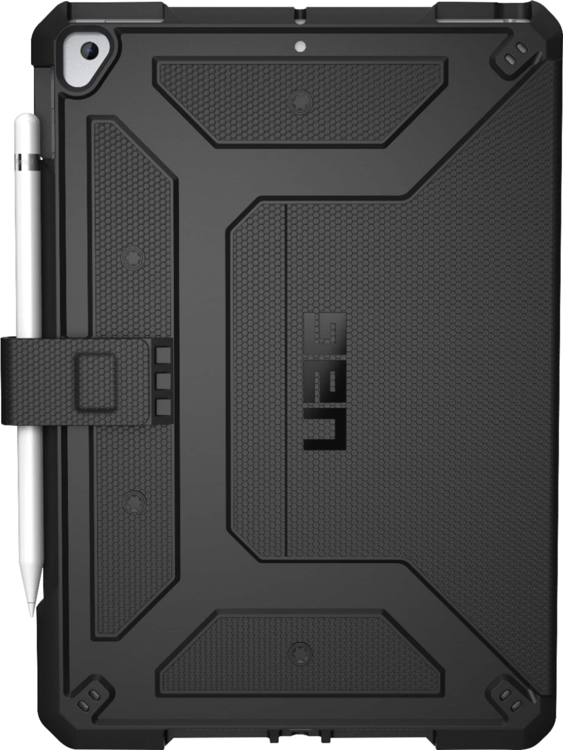 Front. UAG - Metropolis Folio Case for Apple® iPad® 10.2-Inch (9th/8th/7th Generations) - Black.