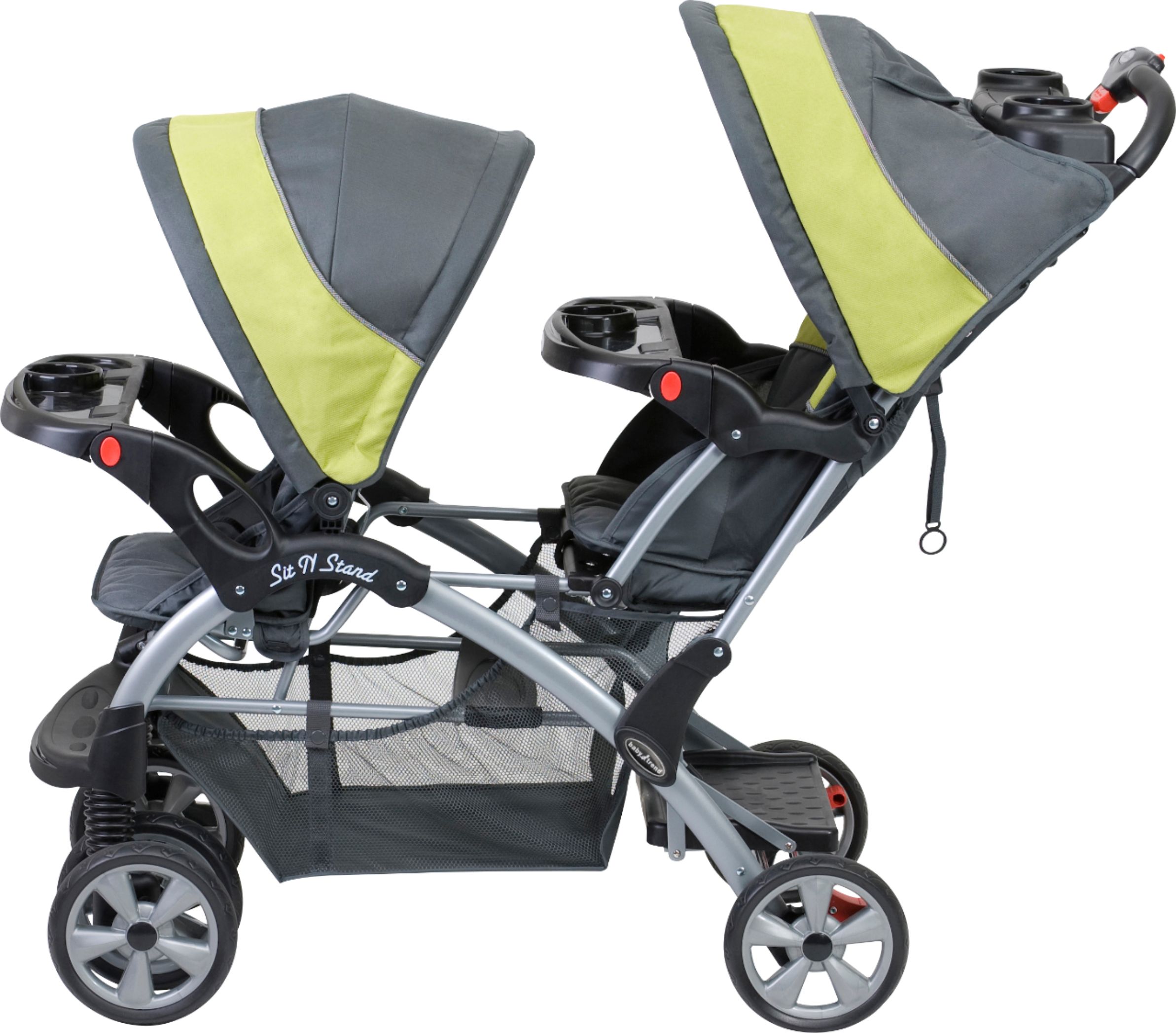 Best Buy Baby Trend Sit N' Stand® Double Stroller Carbon SS76710