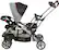 Alt View 12. Baby Trend - Sit N' Stand® Double Stroller - Millennium.