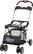 Front. Baby Trend - Snap-N-Go EX Universal Infant Car Seat Carrier - Silver & Black.