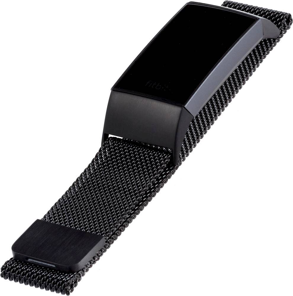 Authentic Genuine OEM Fitbit Charge 3 or 4 Black Band Strap Large for sale online 