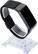 Alt View 12. WITHit - Stainless Steel Mesh Band for Fitbit Charge 3 and Charge 4 - Black.