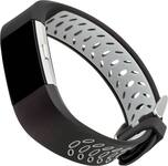 WITHit - Silicone Sport Band for Fitbit Charge 2 - Black/Gray