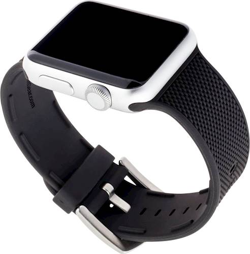 WITHit - Silicone Band for Apple Watch™ 38mm and 40mm - Woven Black