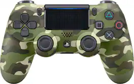 Sony - Geek Squad Certified Refurbished DualShock 4 Wireless Controller for PlayStation 4 - Green Camouflage