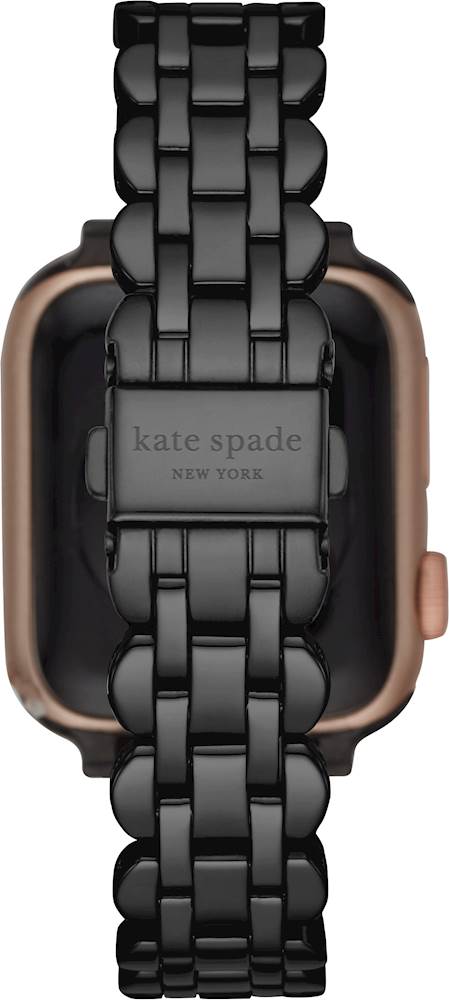 Best Buy: kate spade new york Stainless Steel Watch Strap for Apple Watch™  38mm and 40mm Black KSS0066