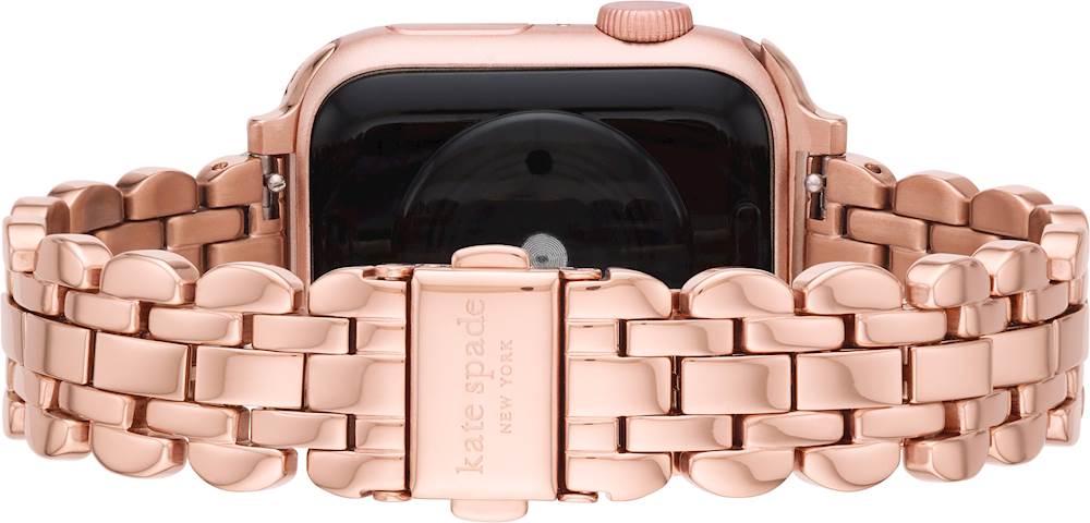 Kate Spade New York Stainless Steel band for 38/40/41mm Apple Watch® Rose  Gold-Tone Scallop Rose Gold KSS0067 - Best Buy
