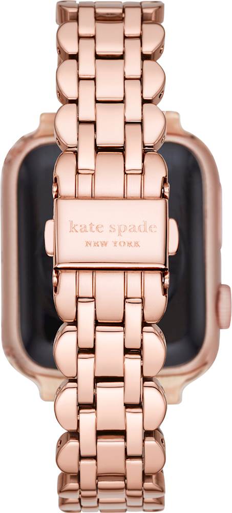 Top 97+ imagen kate spade apple watch band rose gold stainless steel