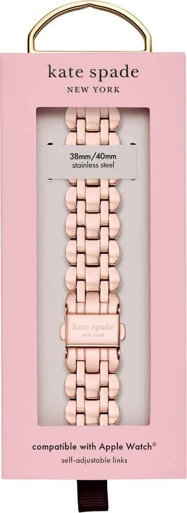 Kate Spade New York Stainless Steel band for 38/40/41mm Apple Watch® Rose  Gold-Tone Scallop Rose Gold KSS0067 - Best Buy