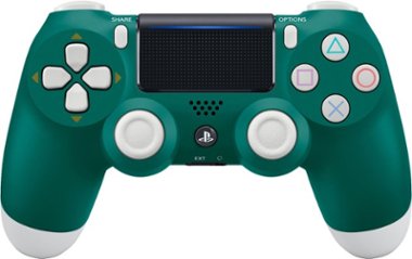Sony - Geek Squad Certified Refurbished DualShock 4 Wireless Controller for PlayStation 4 - Alpine Green - Front_Zoom