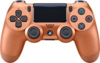 Front. Sony - Geek Squad Certified Refurbished DualShock 4 Wireless Controller for PlayStation 4 - Copper.