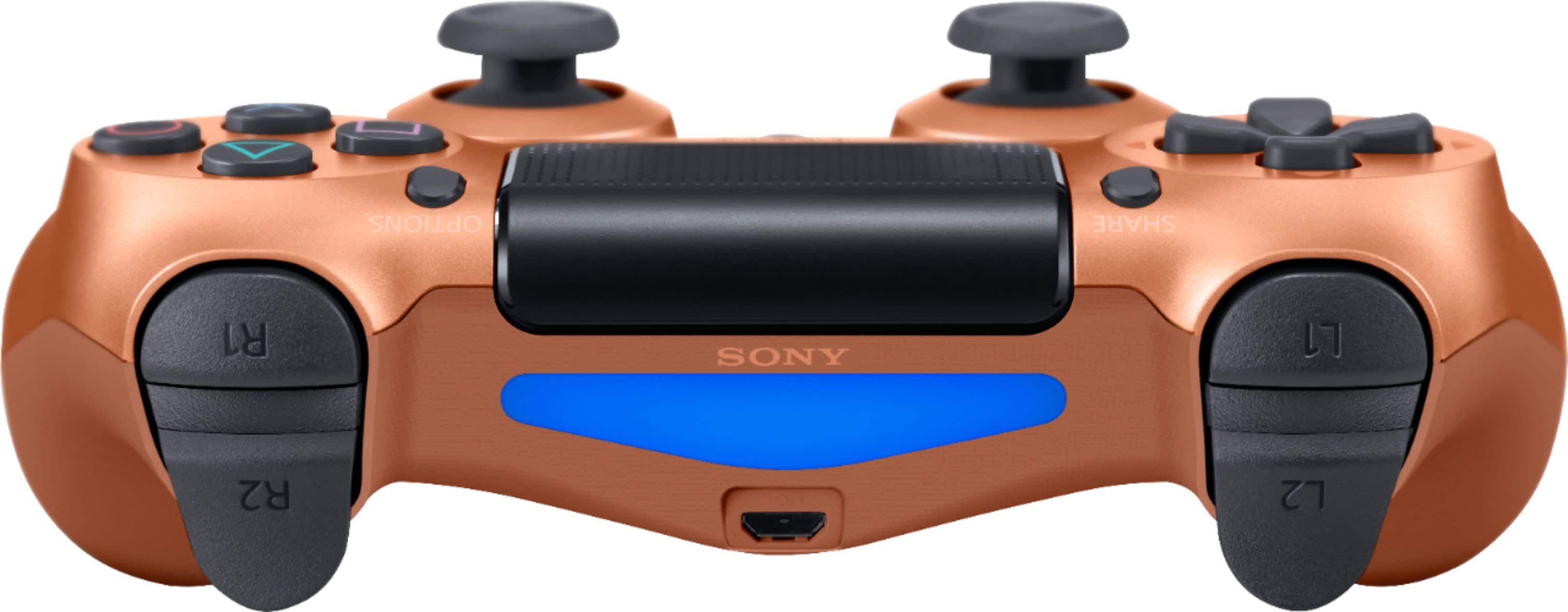 Alt View 11. Sony - Geek Squad Certified Refurbished DualShock 4 Wireless Controller for PlayStation 4 - Copper.