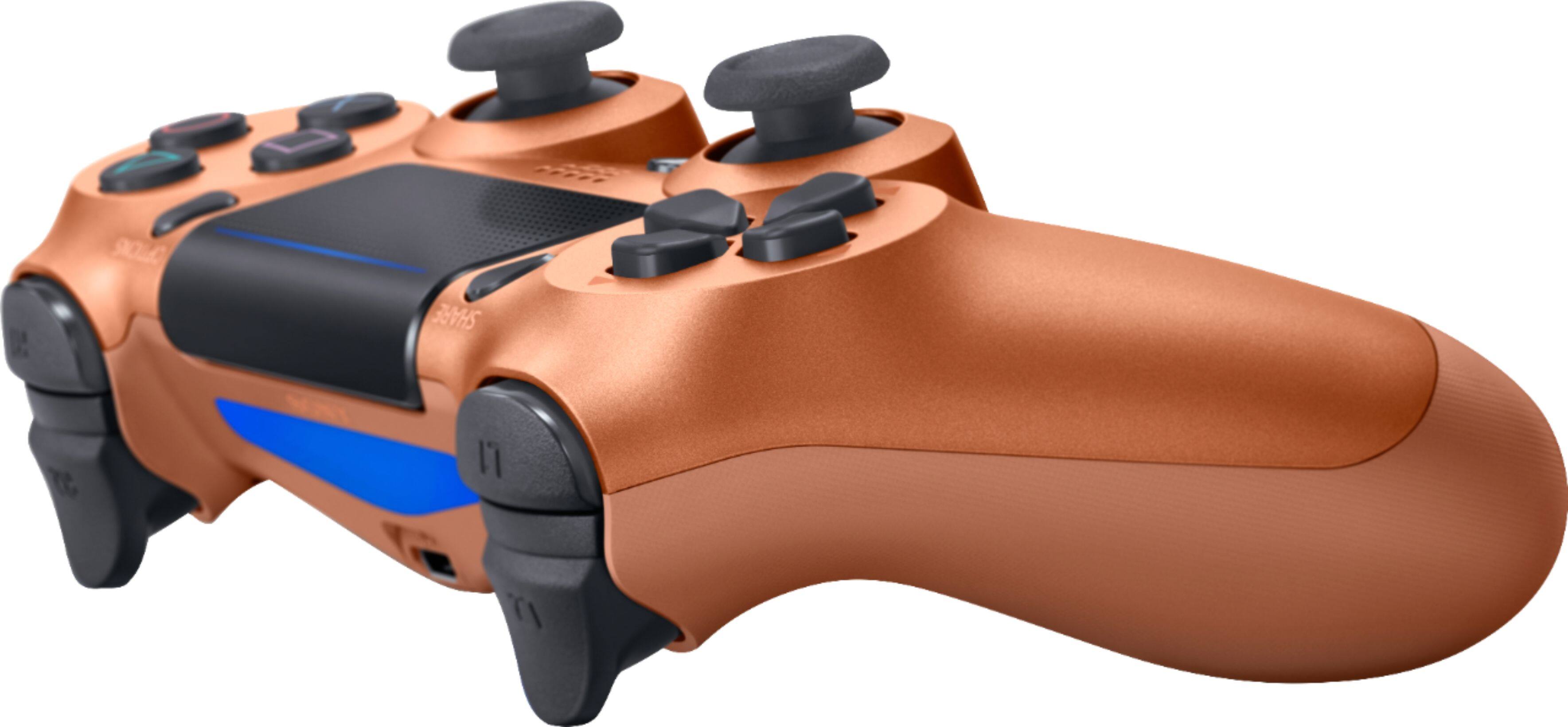 Alt View 12. Sony - Geek Squad Certified Refurbished DualShock 4 Wireless Controller for PlayStation 4 - Copper.
