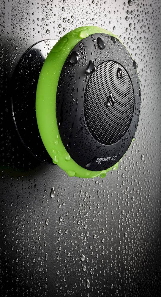 Rechargeable & Portable Wireless Speaker for Travel BOOMPODS AQUAPOD Waterproof Bluetooth Speaker – Compact Outdoor Activities Powerful Mini Bass & Mountable Speaker with Mic Or Shower 