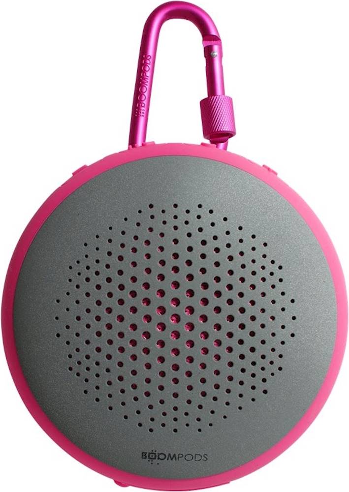 Boompods - Fusion Portable Bluetooth Speaker - Pink/Gray