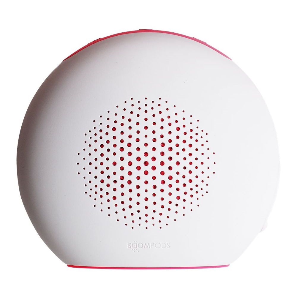 Boompods - Doubleblaster 2 Portable Bluetooth Speaker - White/Pink