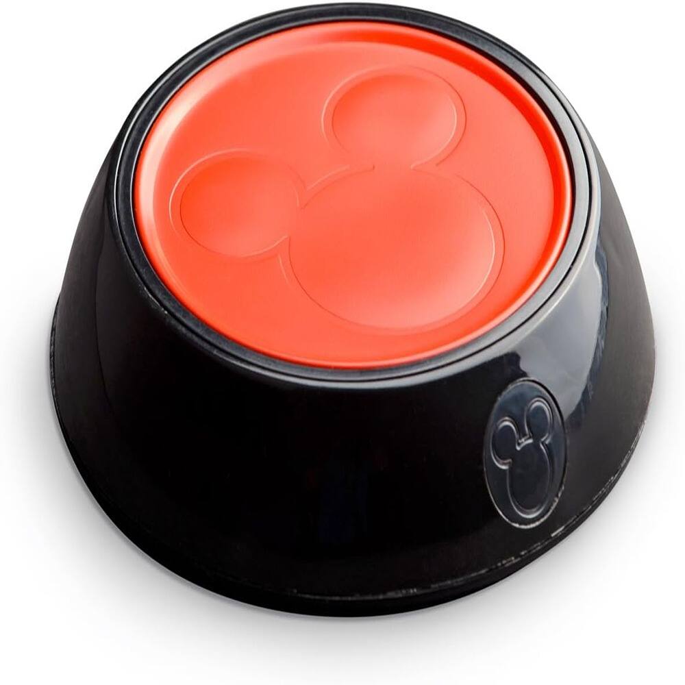 Angle. Schertz - Mickey Mouse Mug Warmer – 12oz Mug & Heating Plate, Red/Black - Black.