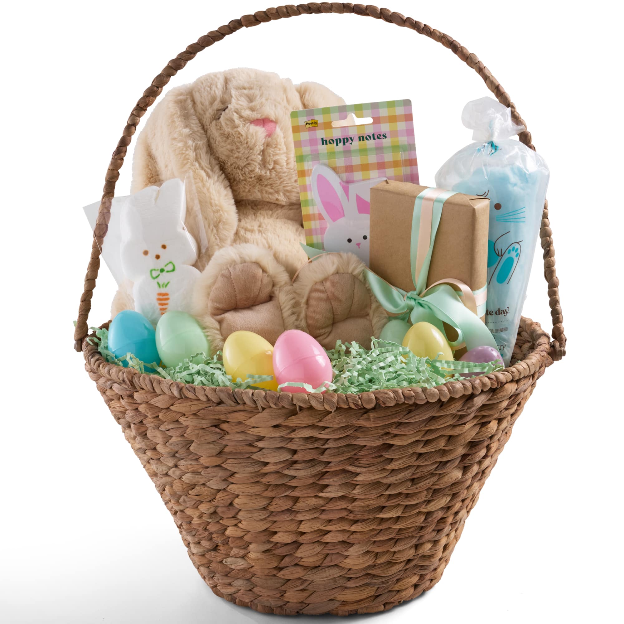 Best Choice Products - Easter Basket, Large Woven Easter Basket for Kids w/ Collapsible Handle, Tapered Shape - Chestnut