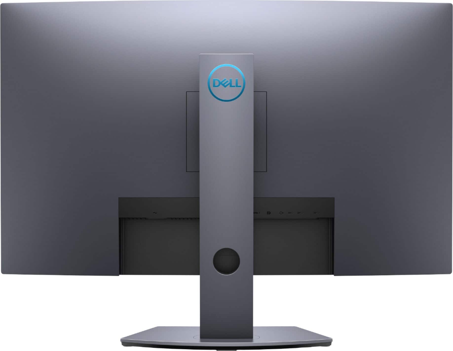 Back. Dell - Geek Squad Certified Refurbished 32" LED Curved QHD FreeSync Monitor with HDR.