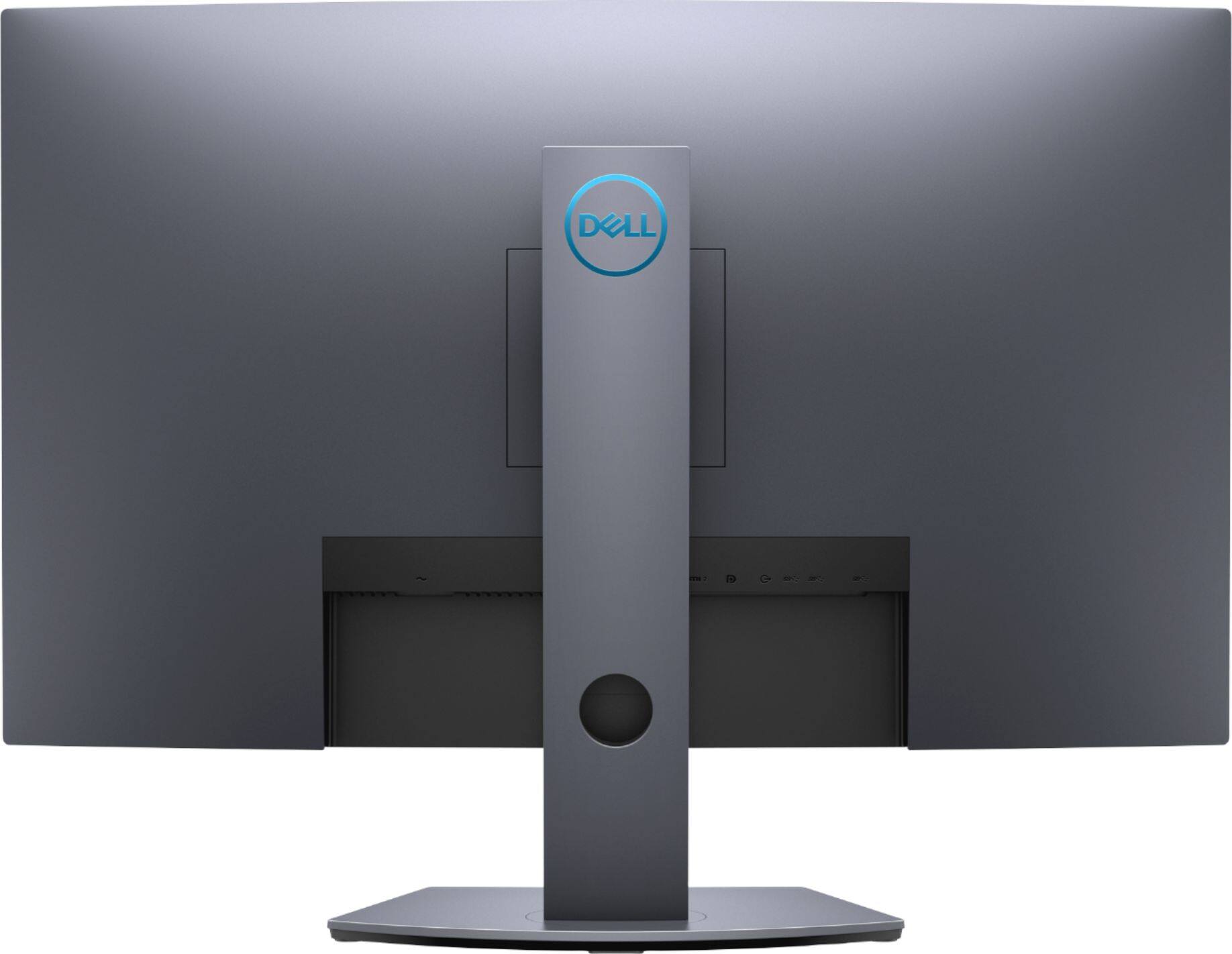 Back. Dell - Geek Squad Certified Refurbished 32" LED Curved QHD FreeSync Monitor with HDR.