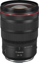 Canon - RF24-70mm F2.8L IS USM Standard Zoom Lens for EOS R-Series Cameras - Black - Front_Zoom