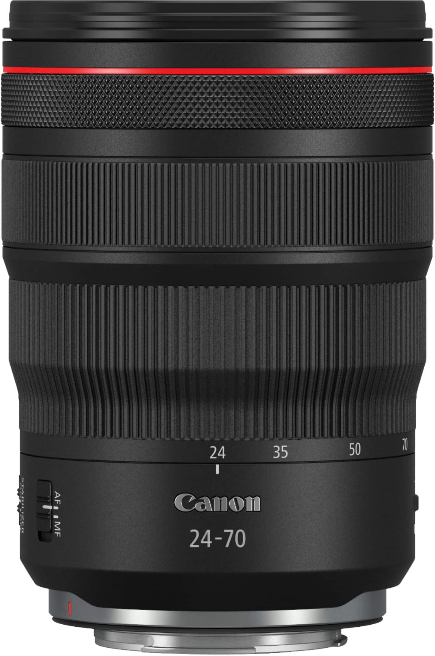 Canon RF24-70mm F2.8L IS USM Standard Zoom Lens for EOS R-Series Cameras  Black 3680C002 - Best Buy