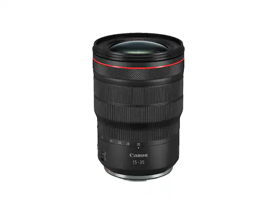 Front. Canon - RF15-35mm F2.8L IS USM Ultra-Wide-Angle Zoom Lens for EOS R-Series Cameras - Black.