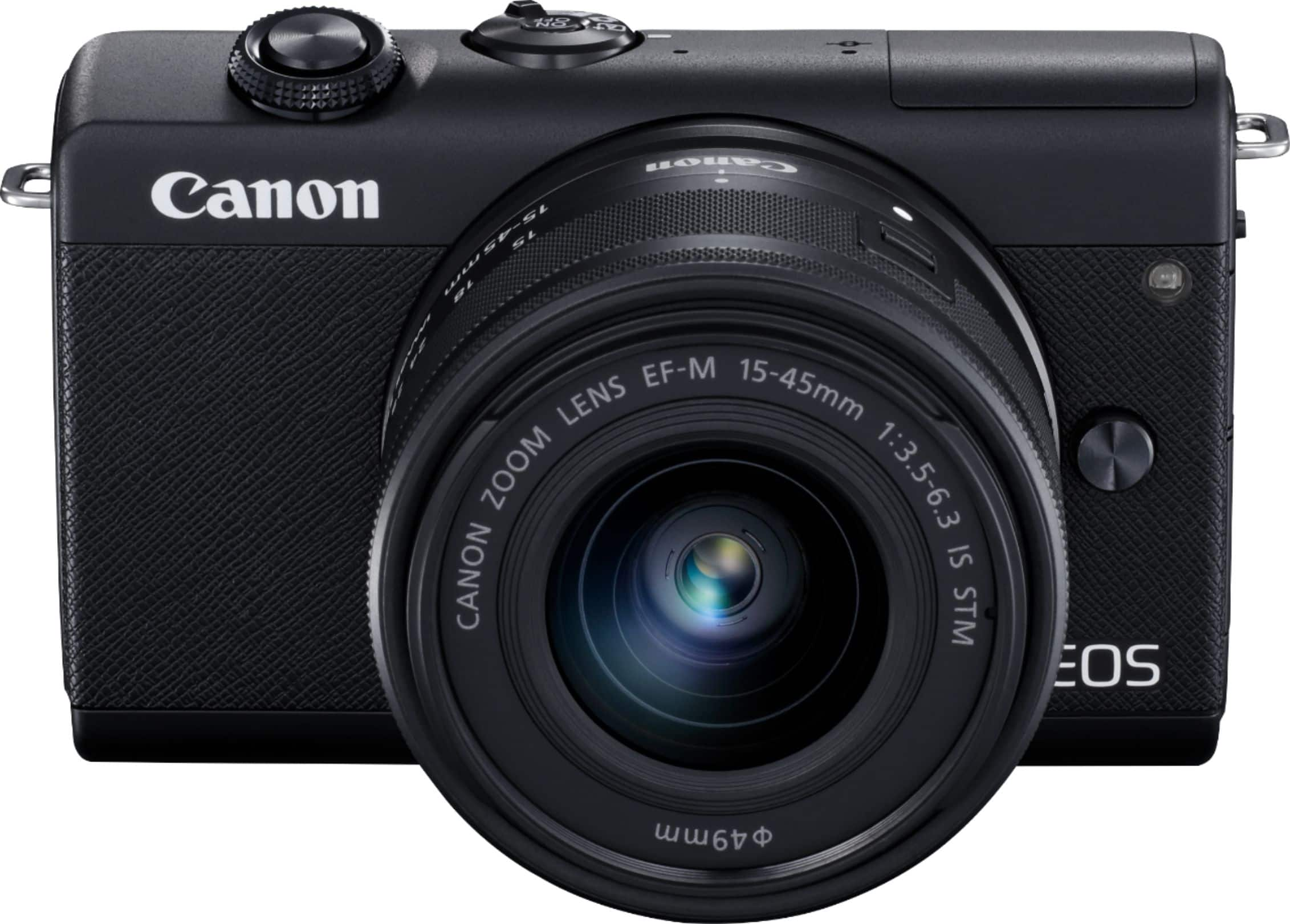 Canon Eos M0 Mirrorless Camera With Ef M 15 45mm Lens Black 3699c009 Best Buy