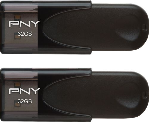 PNY - AttachÃ© 32GB USB 2.0 Flash Drives (2-Pack) - Black was $12.99 now $7.99 (38.0% off)