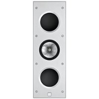 KEF - Ci R Series Dual 6-1/2" Passive 3-Way In-Wall Speaker (Each) - White - Front_Zoom