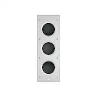 KEF - Ci R Series 6-1/2" Passive Subwoofer - Silver/Black - Front_Zoom