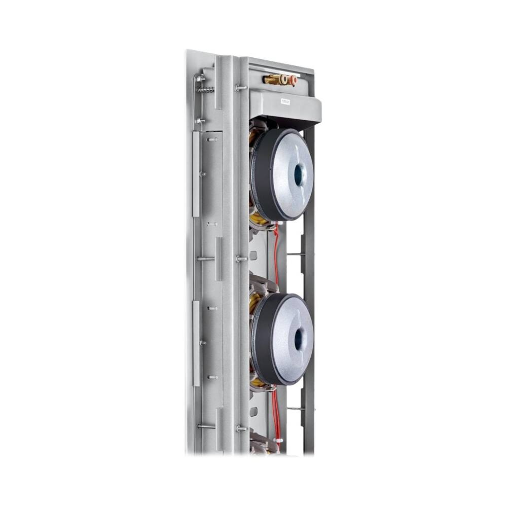 Alt View 11. KEF - Ci R Series 6-1/2" Passive Subwoofer - Silver/Black.