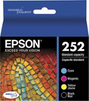 Epson - 252 4-Pack Ink Cartridges - Black/Cyan/Magenta/Yellow - Front_Zoom