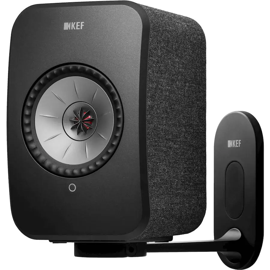 KEF Wall Bracket for LSX Speaker (Pair) Black LSXB1B Best Buy