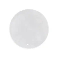 Front. KEF - Ci R Series 8" Passive 2-Way In-Ceiling Speaker (Each) - White.