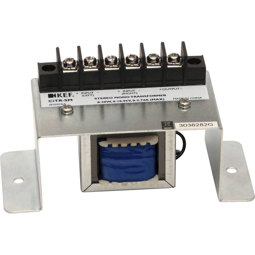 Stereo to Mono Adapter for Most KEF Ci Speakers - Silver