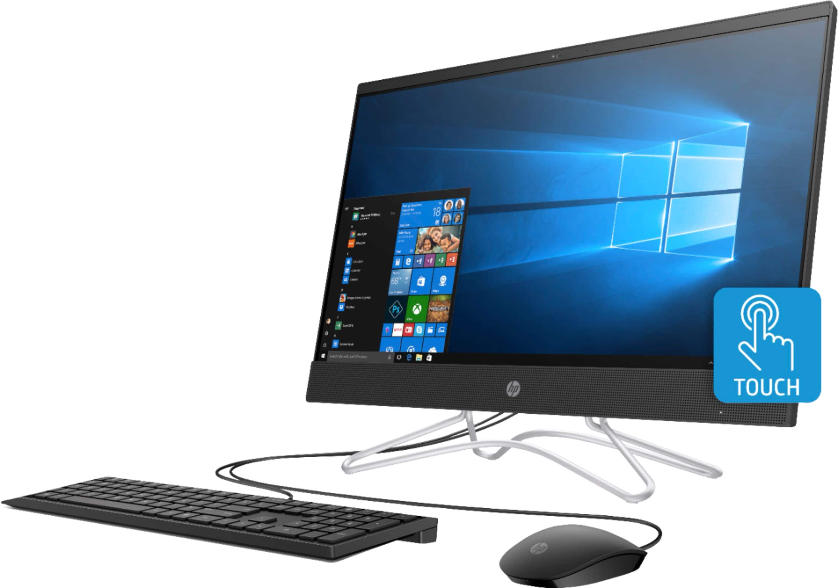 Alt View 14. HP - 24" Touch-Screen All-In-One - Intel Core i3 - 8GB Memory - 256GB SSD.