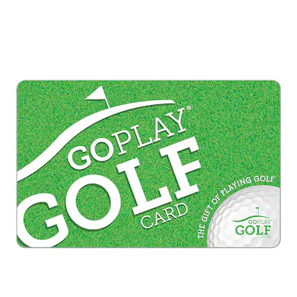 Front. Go Play Golf - 50$ Gift Card.