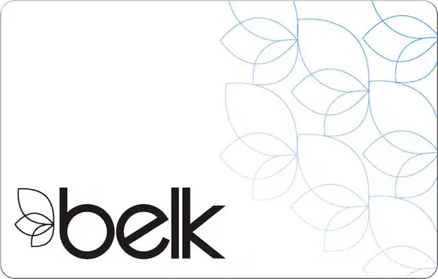 Front. Belk - $25 Gift Card.