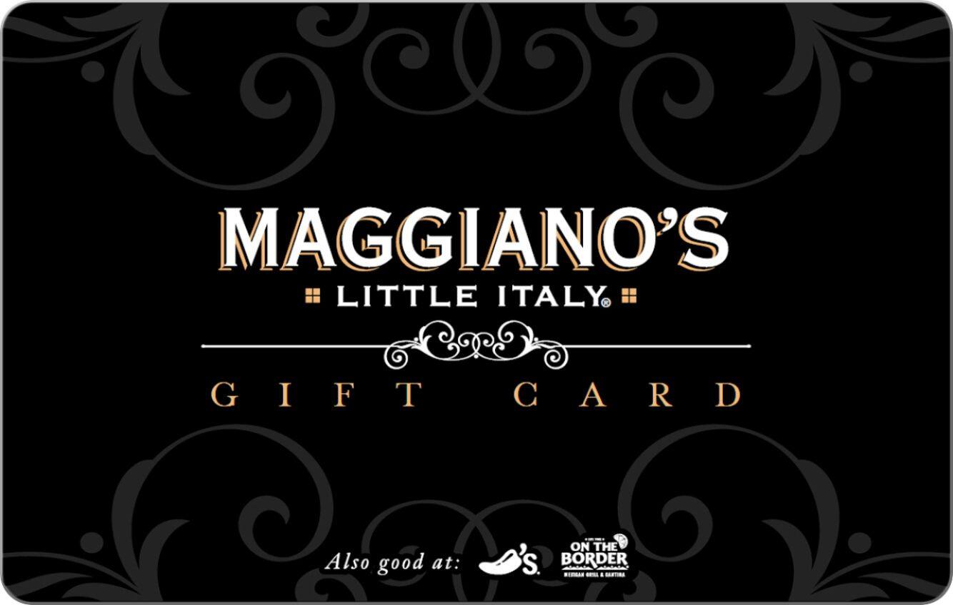 Front. Maggianos - Maggiano's Little Italy $50 Gift Card.