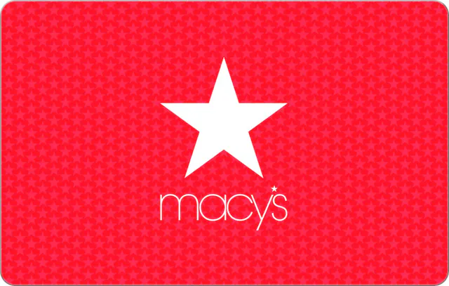 Front. Macy's - $25 Gift Card.