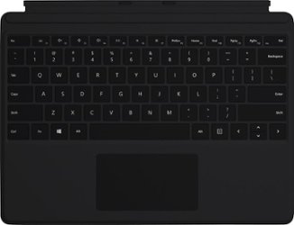Microsoft - Surface Pro Keyboard for Pro X and Pro 8 - Black - Front_Zoom