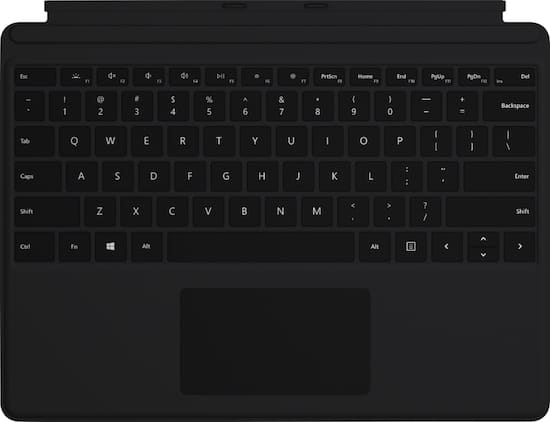 Microsoft Surface Pro X Keyboard Black Qjw Best Buy