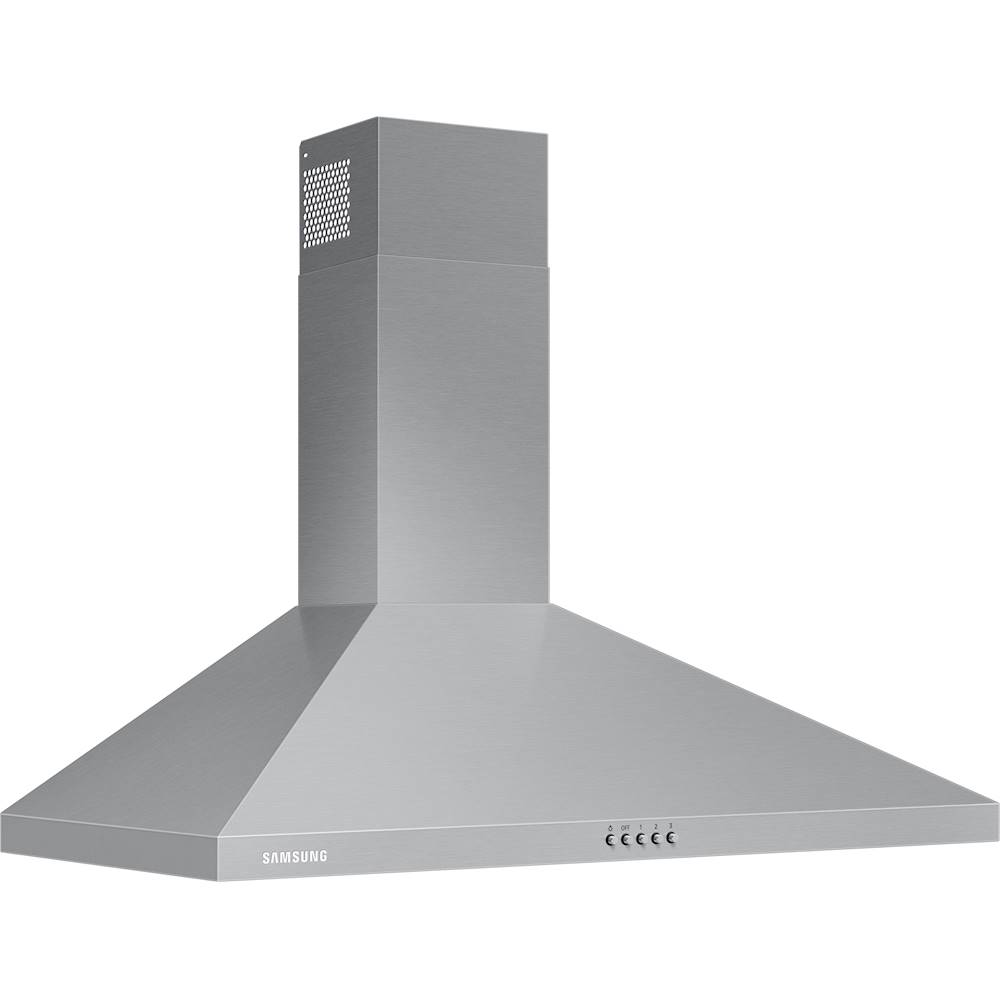 Angle View: Windster Hoods - 36" Convertible Range Hood - Stainless Steel