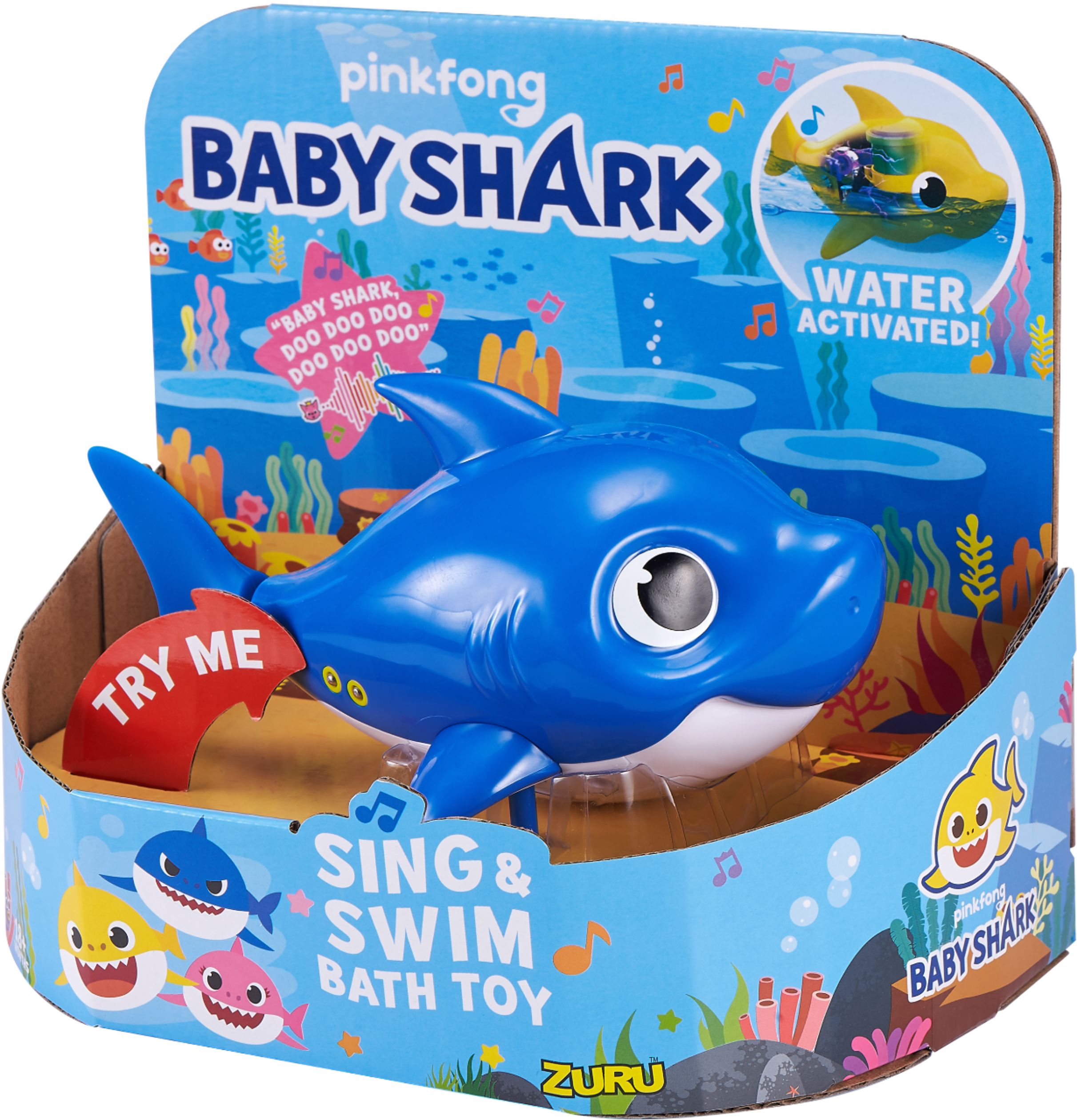 ZURU 25282-S003 Baby Shark Sing and Swim Bath Toy for sale online 