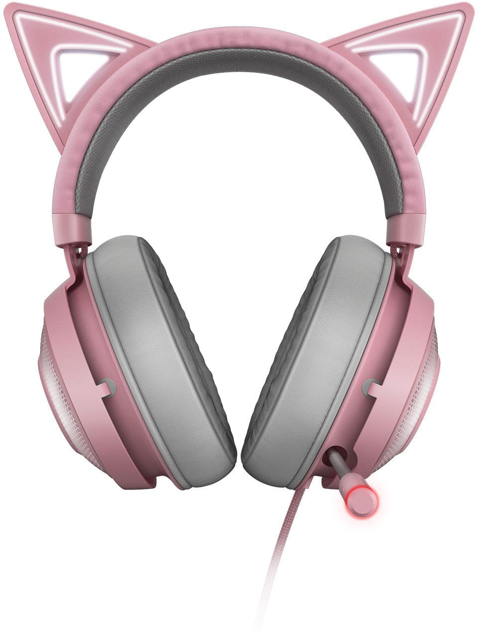 Alt View 11. Razer - Kraken Kitty Wired Gaming Headset for PC - Quartz Pink.