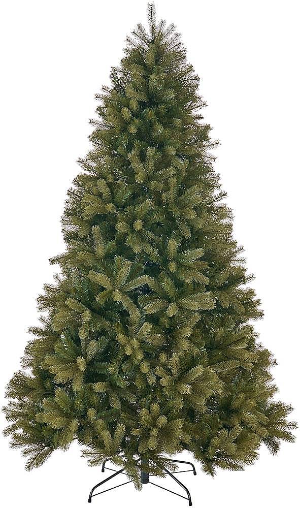 unlit artificial christmas tree