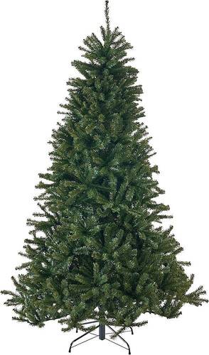 Noble House - 7' Noble Fir Unlit Hinged Artificial Christmas Tree - Green