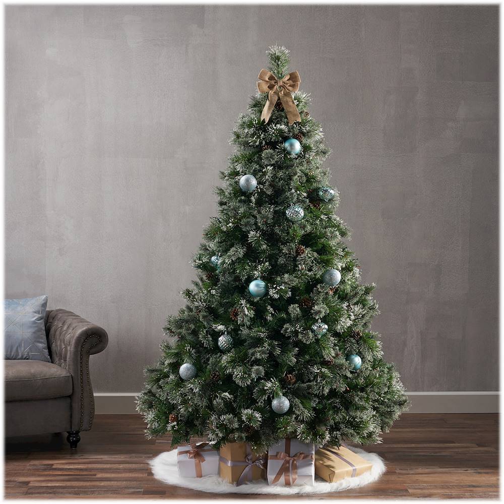 Best Buy: Noble House 7' Cashmere Pine Pre-Lit Artificial Christmas ...