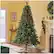 Alt View 14. Noble House - 7' Mixed Spruce Pre-Lit Hinged Artificial Christmas Tree with Glitter Branches, Red Berries and Pinecones - Green + Multi Lights.